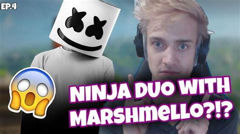 Ninja Duo With Marshmello Fortnite Battle Royale Best Moments║ep4
