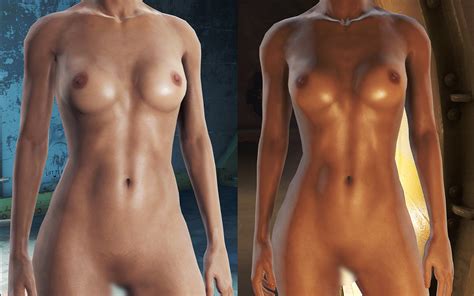 Glorious Female Nude Mod CBBE Compatible モデルテクスチャ Fallout Mod