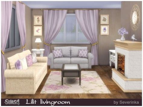 Sims By Severinka Lilit Livingroom • Sims 4 Downloads Sims 4 Cc