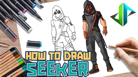 Drawpedia How To Draw New Seeker Skin From Fortnite Step By Step