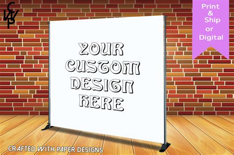 Backdropbanner Custom Design Crafted With Paper Designs