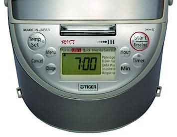 Tiger JKH G10U Induction Heating 5 5 Cup Uncooked Rice Cooker And