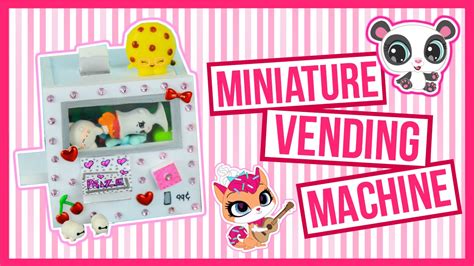 Miniature Vending Machine Tutorial ~ Squishy Lps Shopkins Dollhouse
