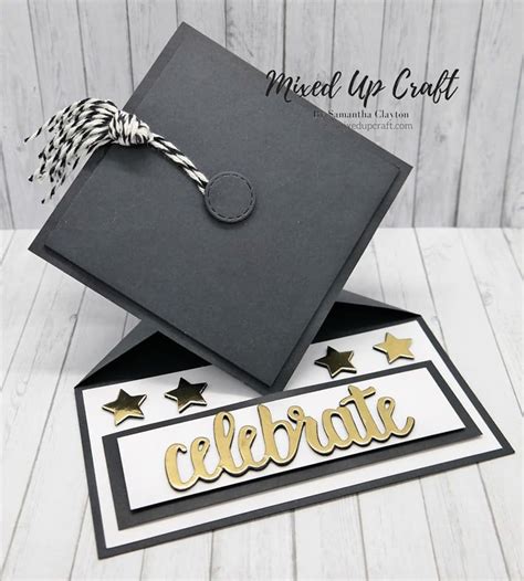 Pin By Mixed Up Craft On Craft Tutorials By Mixed Up Craft Graduation Cards Handmade Stampin