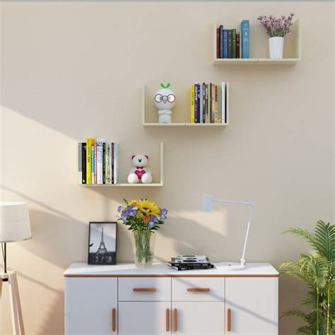 Multiple Combinations Wall Mounted Bookshelf For Kids Bookshelf