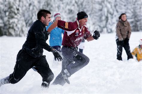 We Four Mallyons Snow Rugby