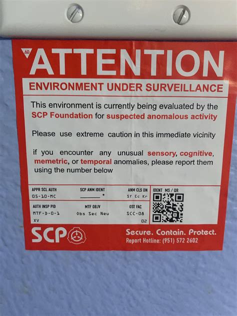 Scp Foundation Secret Laboratory Version Secure Access Id Etsy