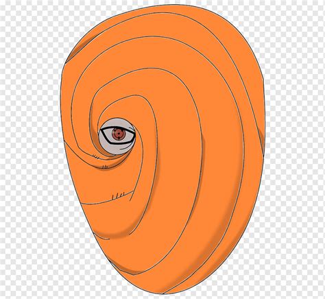 Obito Uchiha Mask Naruto Clan Uchiha Character Mask Manga Orange