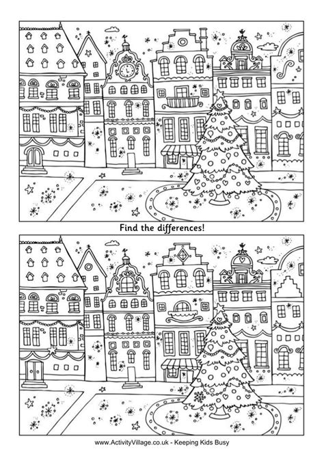 Free Printable Christmas Spot The Difference Free Templates Printable