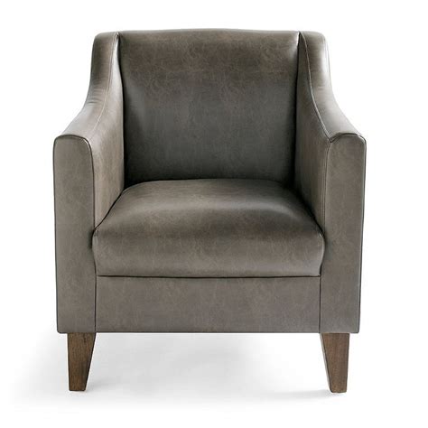 Dawson Club Chair | Grandin Road | Club chairs, Leather accent chair, Chair
