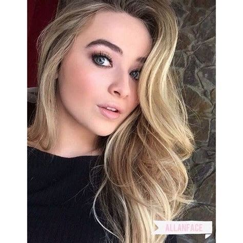 Sabrina Carpenter Liked On Polyvore Featuring People And Faces
