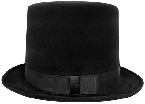 Deluxe Felt High Crown Hat Mens Tuxedo Victorian Steampunk Black Tall