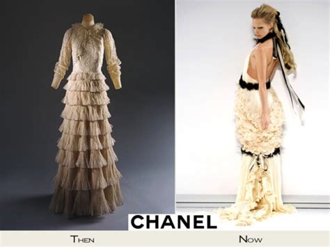 Vintage outfits vintage gowns vintage mode vintage chanel vintage couture coco chanel chanel paris chanel black 1930s fashion. Romantic Chanel wedding dresses, one vintage one current