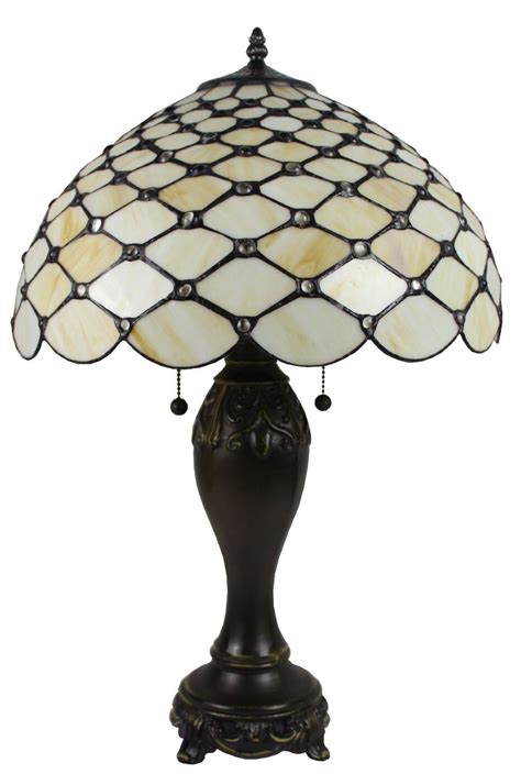 Great savings free delivery / collection on many items. Amora Lighting Tiffany Style Chandelle Table Lamp, 26 ...