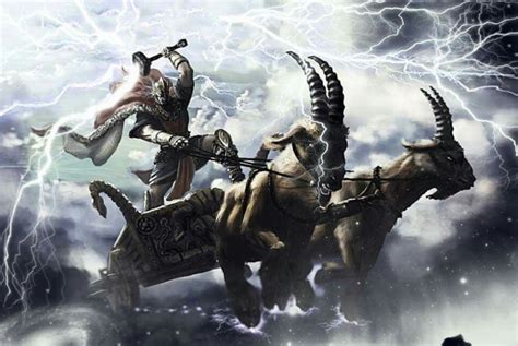 How Norse Gods Travelled Chariots Of Norse Gods Thor Norse Norse