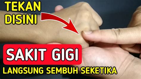 Menit Sembuh Cara Mengobati Sakit Gigi Dan Gusi Bengkak Dengan Pijat Refleksi Youtube