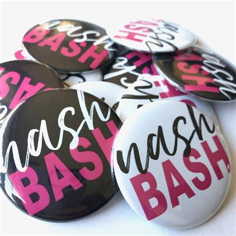 Nash Bash Buttons Nash Bash Pins Nashville Bachelorette Etsy