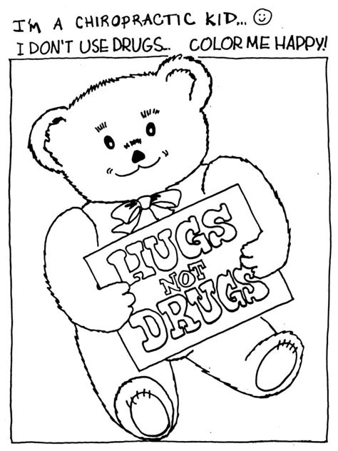 Hugs Not Drugs Coloring Page | Free coloring pages, Free coloring