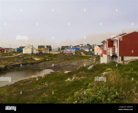 View Homes Itilleq Small Inuit Island Community In Qeqqata Municipality