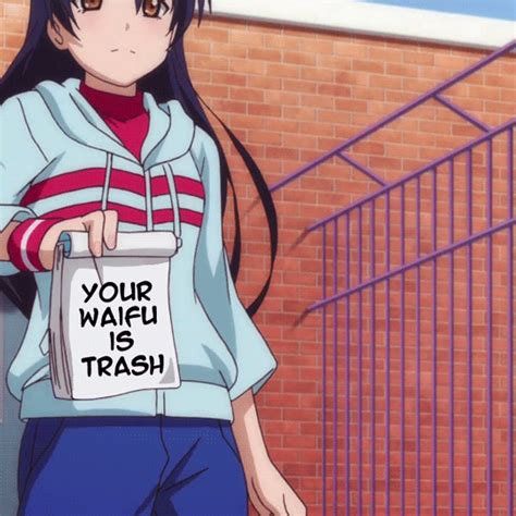 Your Waifu Is Trash Your Waifu Is Shit Know Your Meme