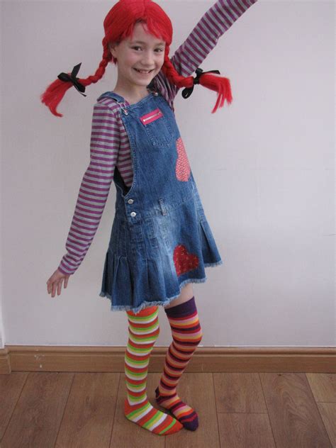 How To Make A Pippi Longstocking Halloween Costume Alva S Blog