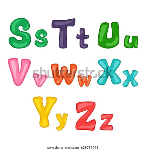 Cartoon Alphabet Letters A To Z