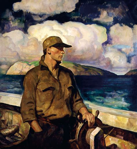 Nc Wyeth A Young Maine Fisherman 1933 Patriarch Of Artists Andrew