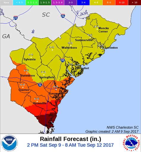 What The Charleston Area Can Expect From Wind And Flooding Through