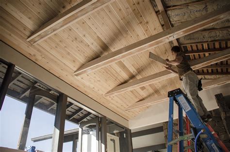 Cedar tongue and groove is available in a number of colors and textures that can be used as a complement to the various architectural styles and decors. Vashon Island Kitchen Part 1: Vaulted Ceiling | Cottage ...