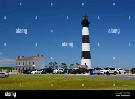 Bodie Island Lighthouse On The Outer Banks Of North Carolina Stock