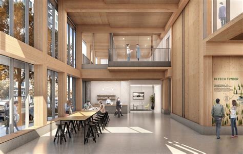 The United States First Mass Timber Highrise Receives