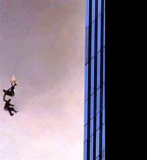 Two People Hold Hands As They Jump From The Twin Towers On 911 Rpics