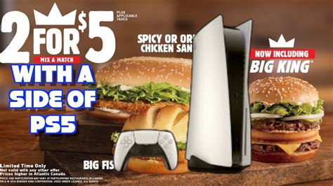 Burger King Giving Away The Ps5 Youtube