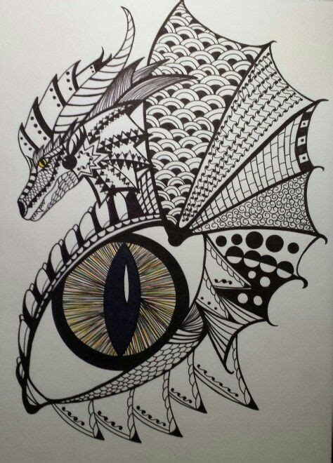 Check spelling or type a new query. Pin by soul song on dragons | Zentangle drawings ...