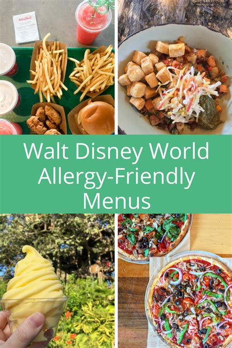 Thank you for signing up. Allergy-Friendly Menus at Disney World | Disney menus ...