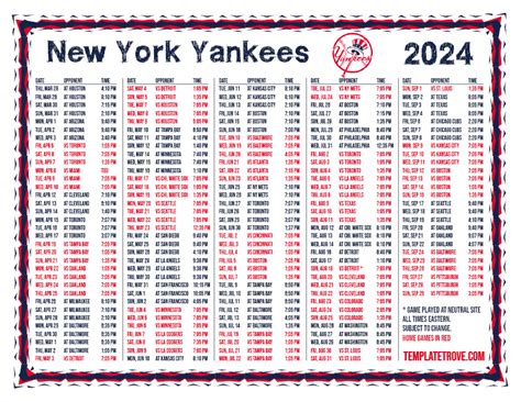 Yankees 2024 Schedule Release Date Tonia Katrina