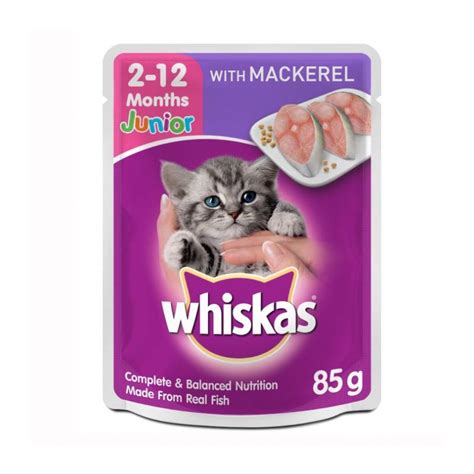 Kebutuhan kucing yang paling dasar ialah makanan. Whiskas Sachet Makanan Kucing Basah Whiskas Junior ...