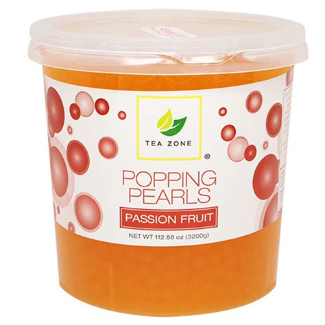 Teazone Popping Pearls Passion Fruit 7 Tri State Restaurant Supply Inc