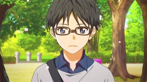 Kousei Arima ~shigatsu Wa Kimi No Uso Anime Guys With Glasses Hot Anime Guys Handsome Anime