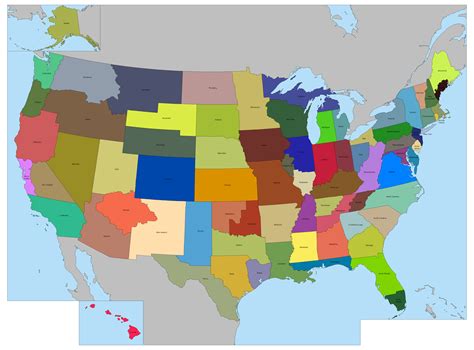 The 78 States Of America Rimaginarymaps