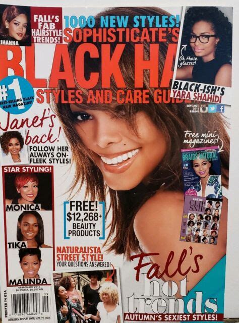 Sophisticates Black Hair Styles And Care Guide Sept Oct 2015 Free