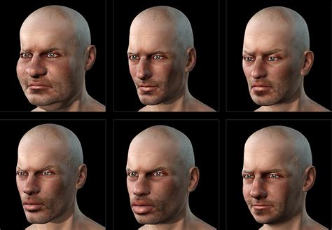 3d Head Realistic Human 100 For 3d Character Creation