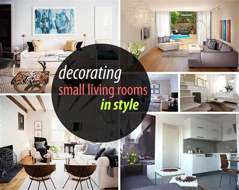 Decorate Small Living Room Cute Homes 80441