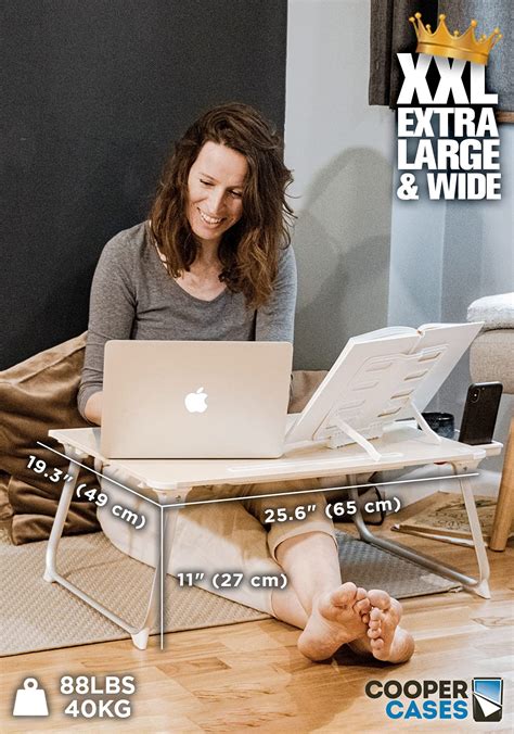 Buy Cooper Mega Table Xxl Extra Large Laptop Lap Desk For Bed