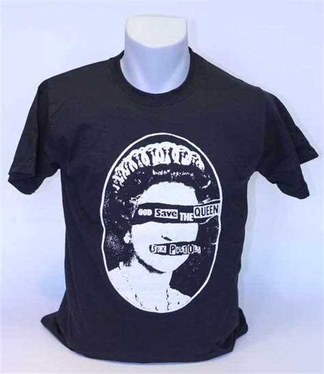 Most copies of god save the queen were destroyed when a&m records tore up its contract with the band. SEX PISTOLS GOD SAVE THE QUEEN BLACK SHIRT-old_7732_shop_1
