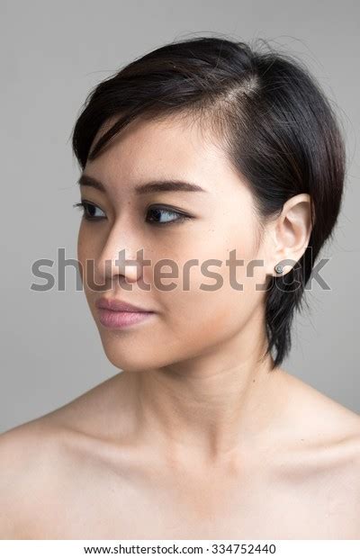 Nude Asian Woman Short Hair Stock Photo Shutterstock