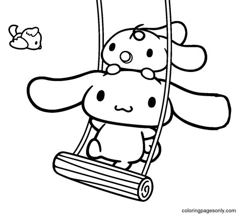 Cinnamoroll Coloring Pages Free Printable Coloring Pages