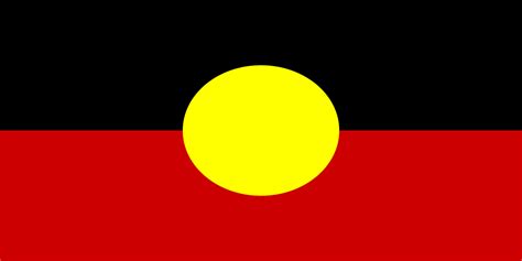buy aboriginal flag knitted 1370 x 685mm mapworld