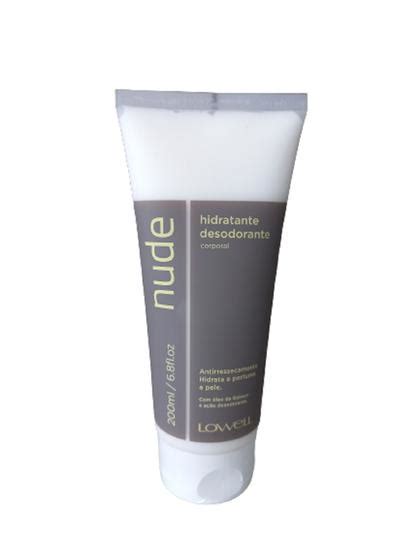 Linha Nude Lowell Hidratante Corporal 200ml Hidratante Corporal