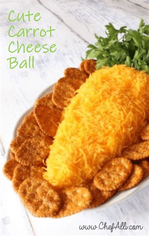 Add a little chopped basil to the cheese. 5-Ingredient Carrot Cheeseball | Chefalli | Cheese ball ...
